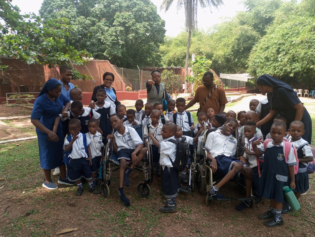 Students of the Lindalva Inclusive School, Edo State, visited the Ogba Zoo and Nature park